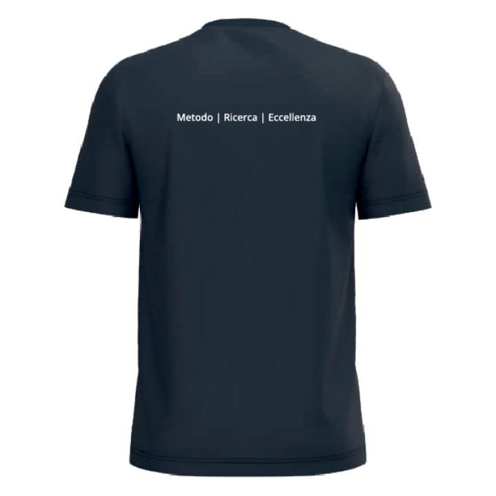 T-shirt uomo blu navy, vista posteriore